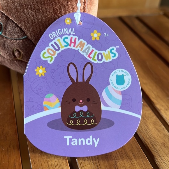 NWT Chocolate Bunny SET Squishmallows FTM Dinora & Tandy Select Series rabbit - Picture 13 of 16